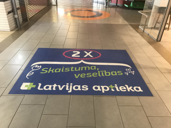 Grīdas uzlīmes t/c APELSĪNS