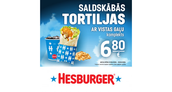 Hesburger Akcija 01.05.2026 – 31.05.2026