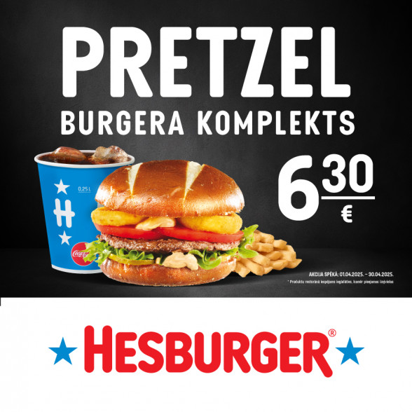 Hesburger Akcija 01.04.-30.04.2025