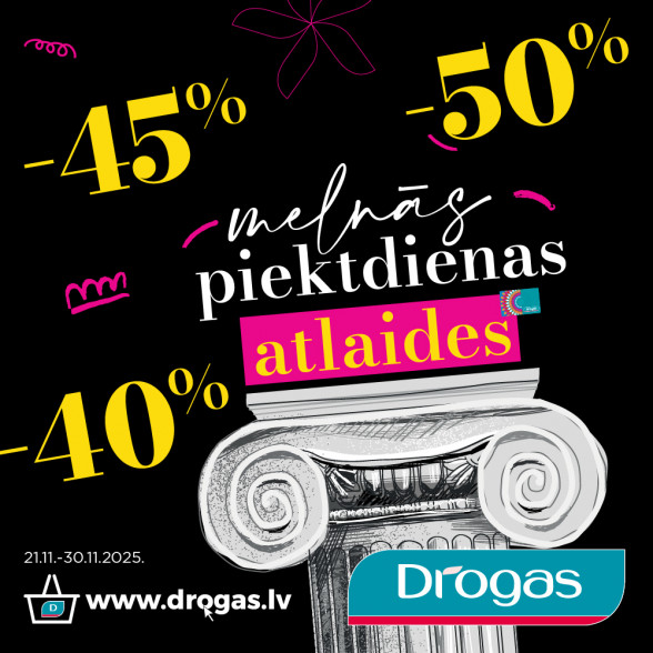 Drogas Akcija 21.11.-30.11.2025