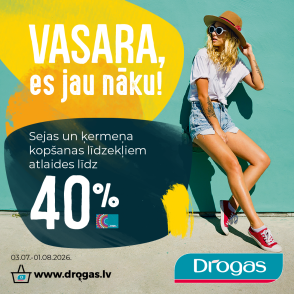 Drogas Akcija 02.04 - 02.05.2026