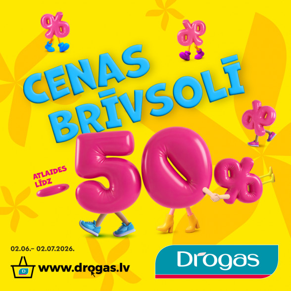 Drogas Akcija 02.06.-02.07.2026.
