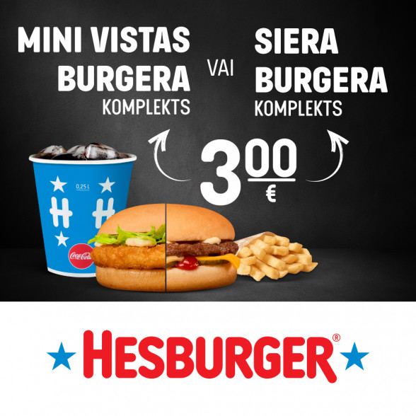 Hesburger Akcija 01.04.2026-30.04.2026