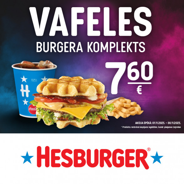 Hesburger Akcija 01.10.-31.10.2025